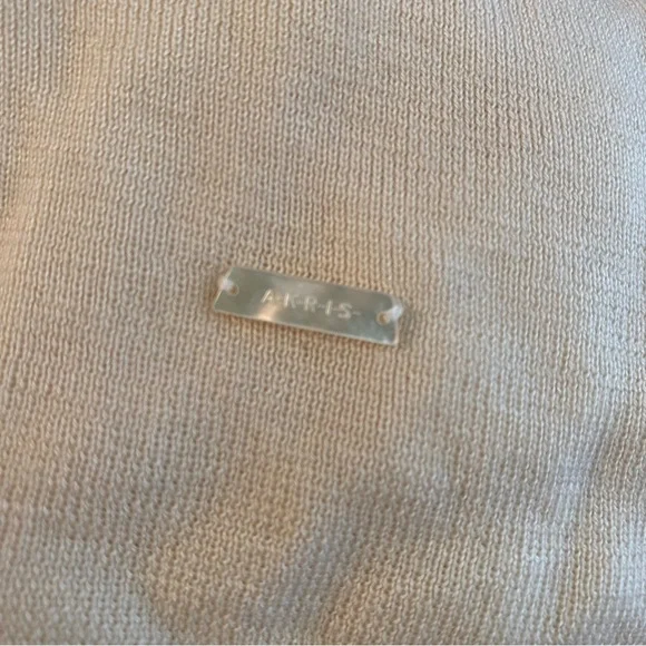 Akris Cream Cashmere Silk Short Sleeved Blouse 4 - Picture 4 of 6